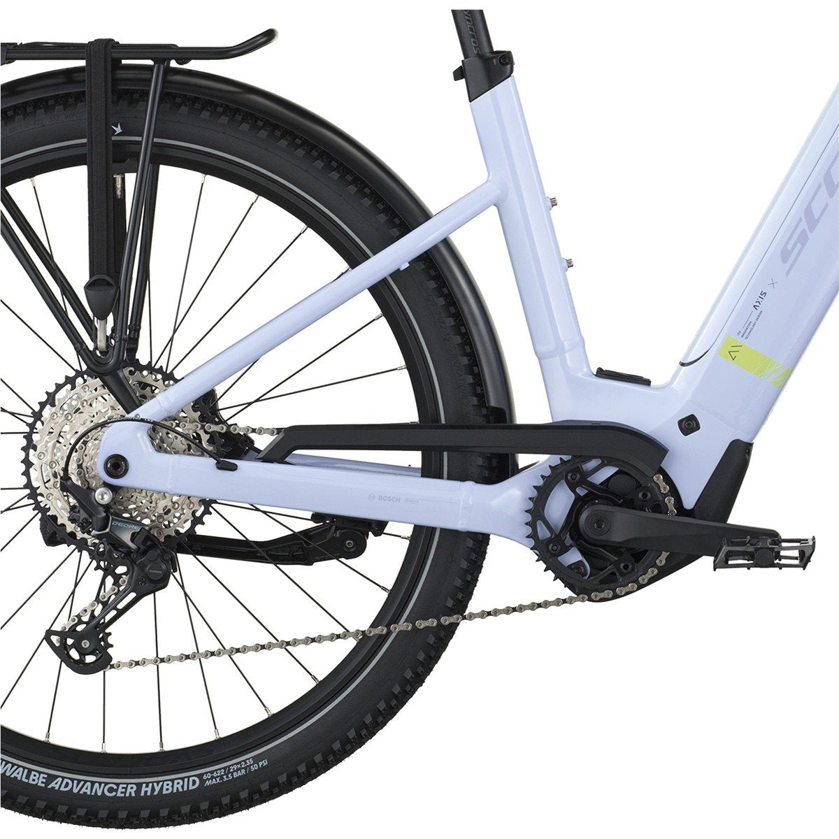 Hybridcykel el Scott Axis 20 Wave Icy Blue
