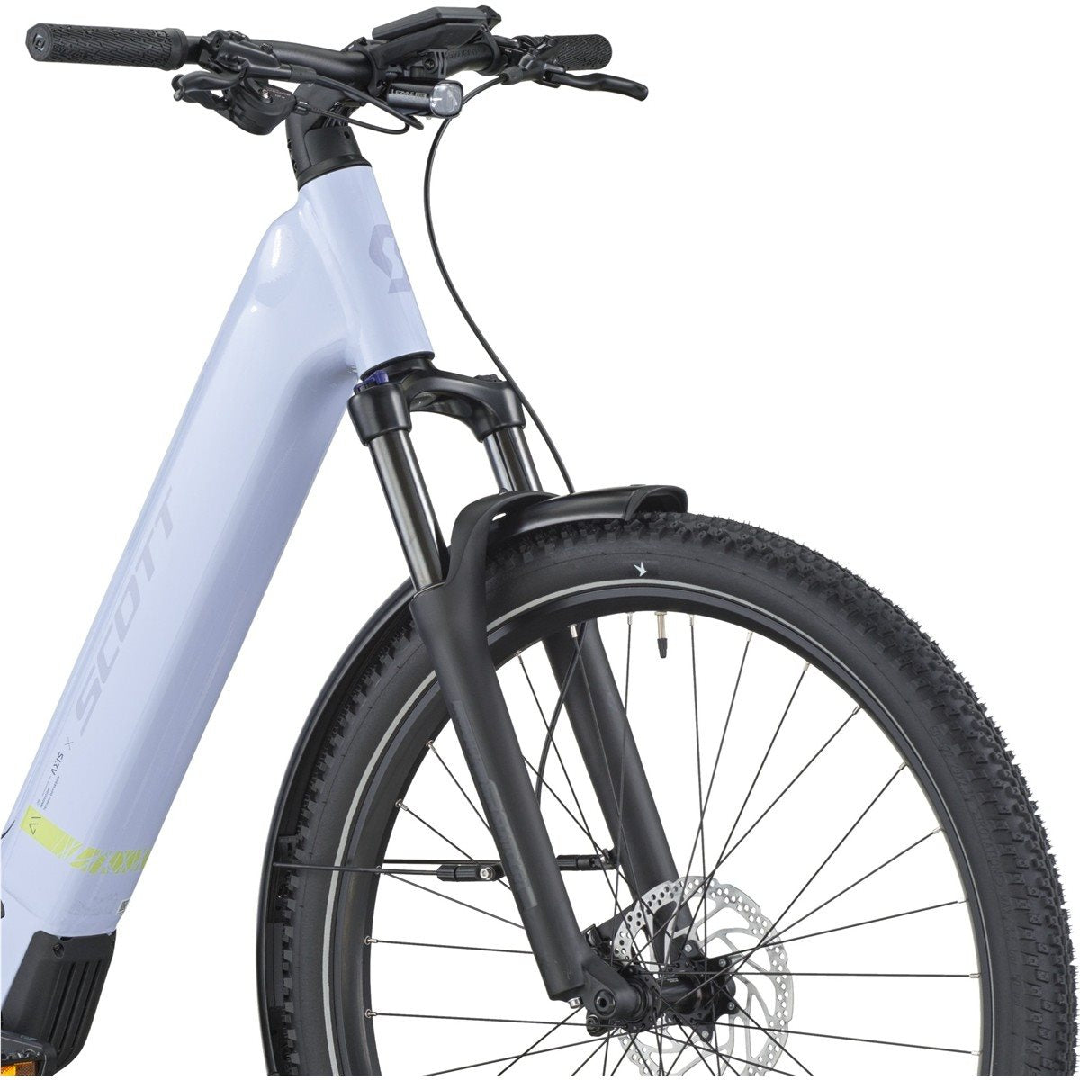 Hybridcykel el Scott Axis 20 Wave Icy Blue