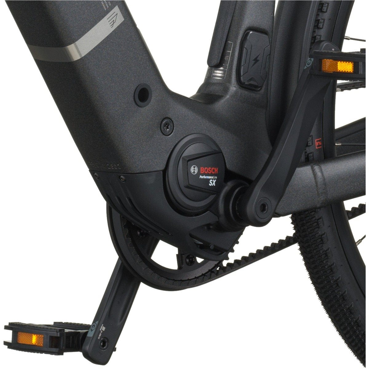 Hybridcykel el Scott Passage 10 Belt Wave Midnight Grey