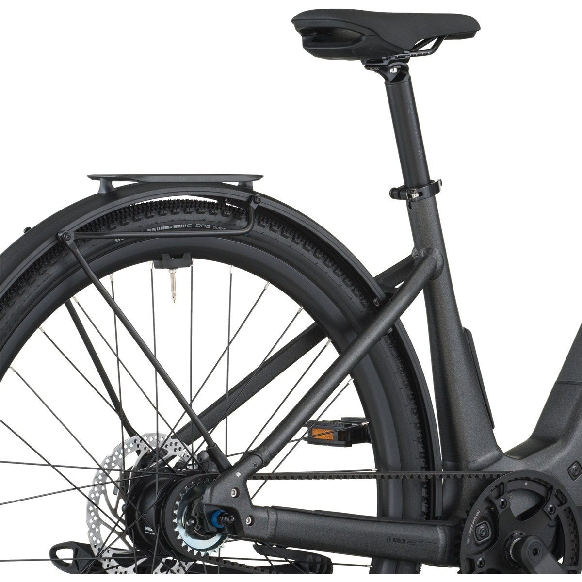 Hybridcykel el Scott Passage 10 Belt Wave Midnight Grey