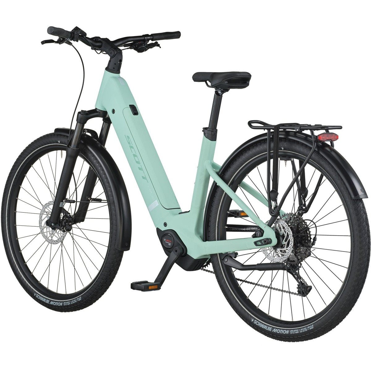 Hybridcykel el Scott Sub Sport 20 Wave Mint Green