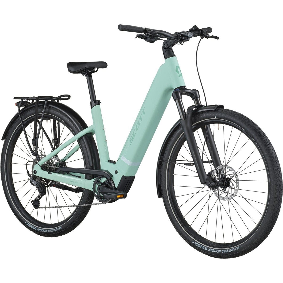 Hybridcykel el Scott Sub Sport 20 Wave Mint Green