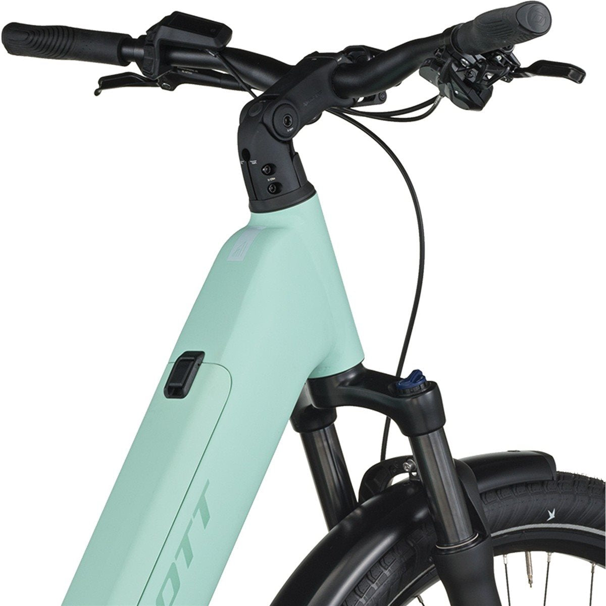 Hybridcykel el Scott Sub Sport 20 Wave Mint Green