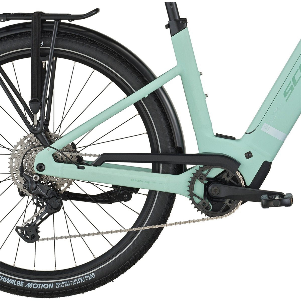 Hybridcykel el Scott Sub Sport 20 Wave Mint Green