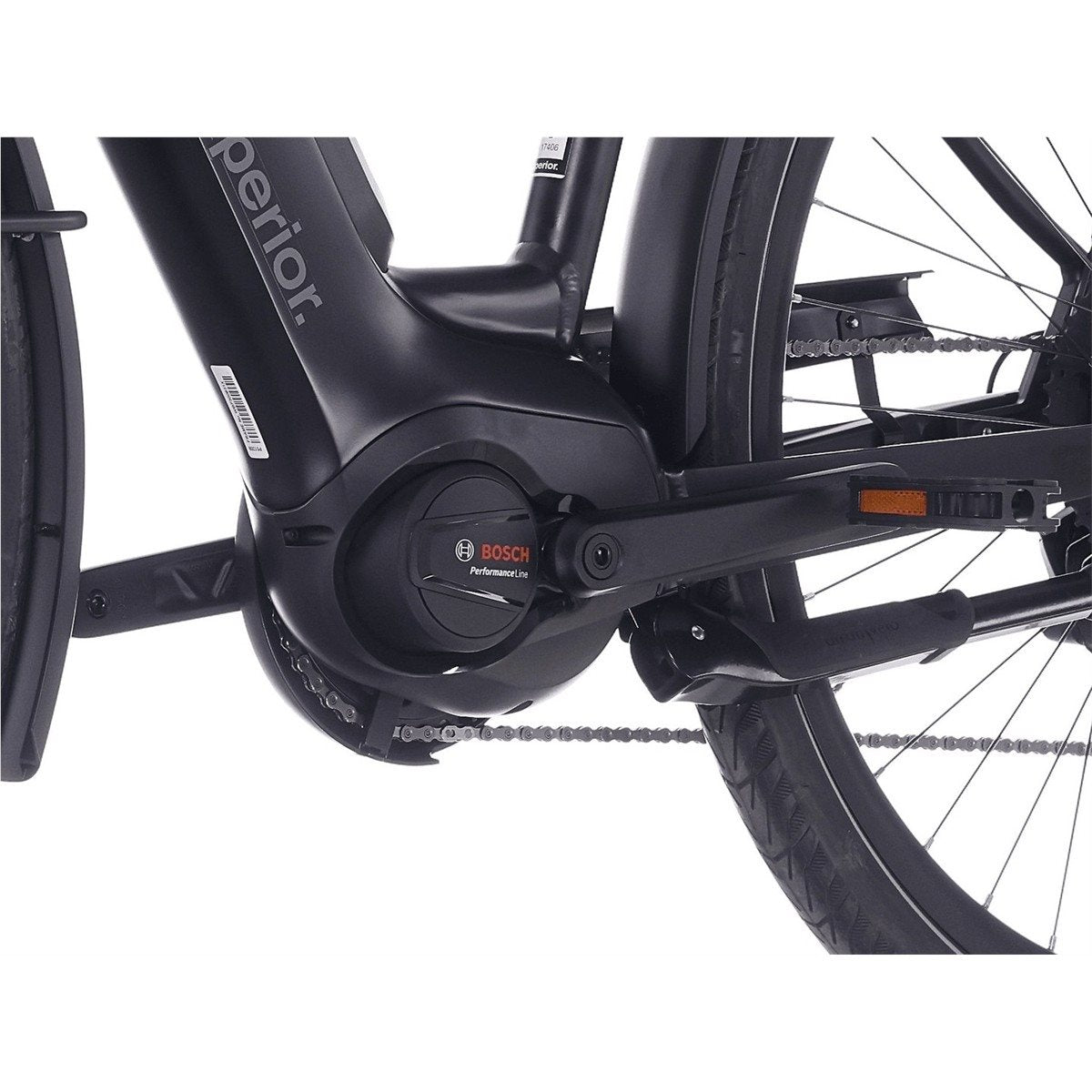 Hybridcykel el Superior eWAY 6.4 Matte Black