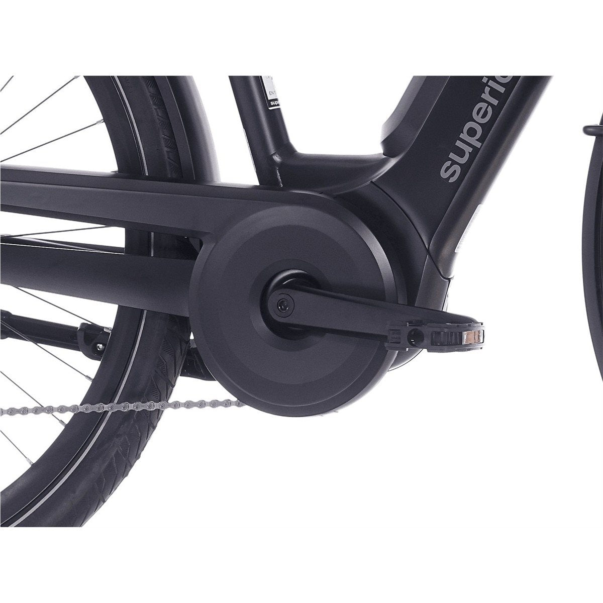 Hybridcykel el Superior eWAY 6.4 Matte Black