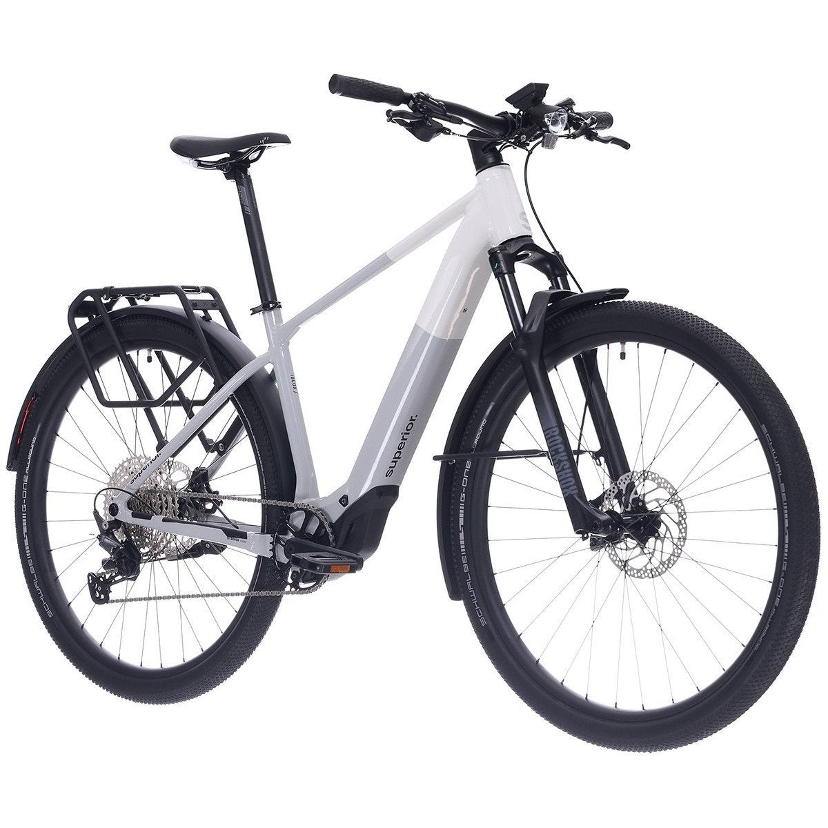 Hybridcykel el Superior iBLOX 6.5 Gloss Grey