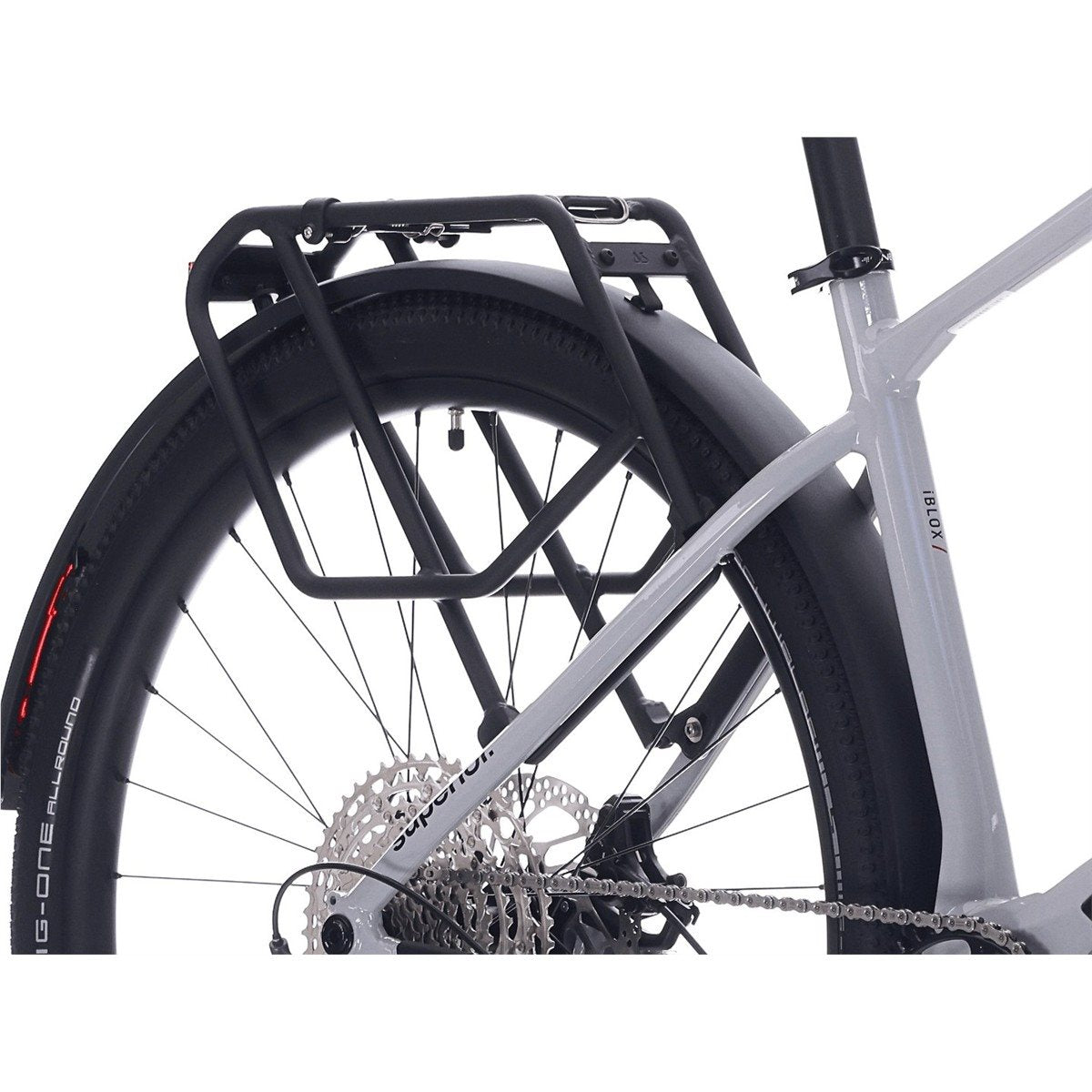 Hybridcykel el Superior iBLOX 6.5 Gloss Grey