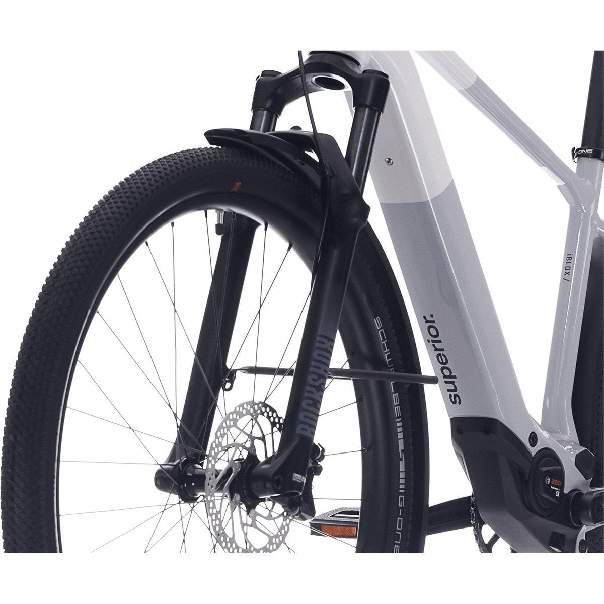 Hybridcykel el Superior iBLOX 6.5 Gloss Grey