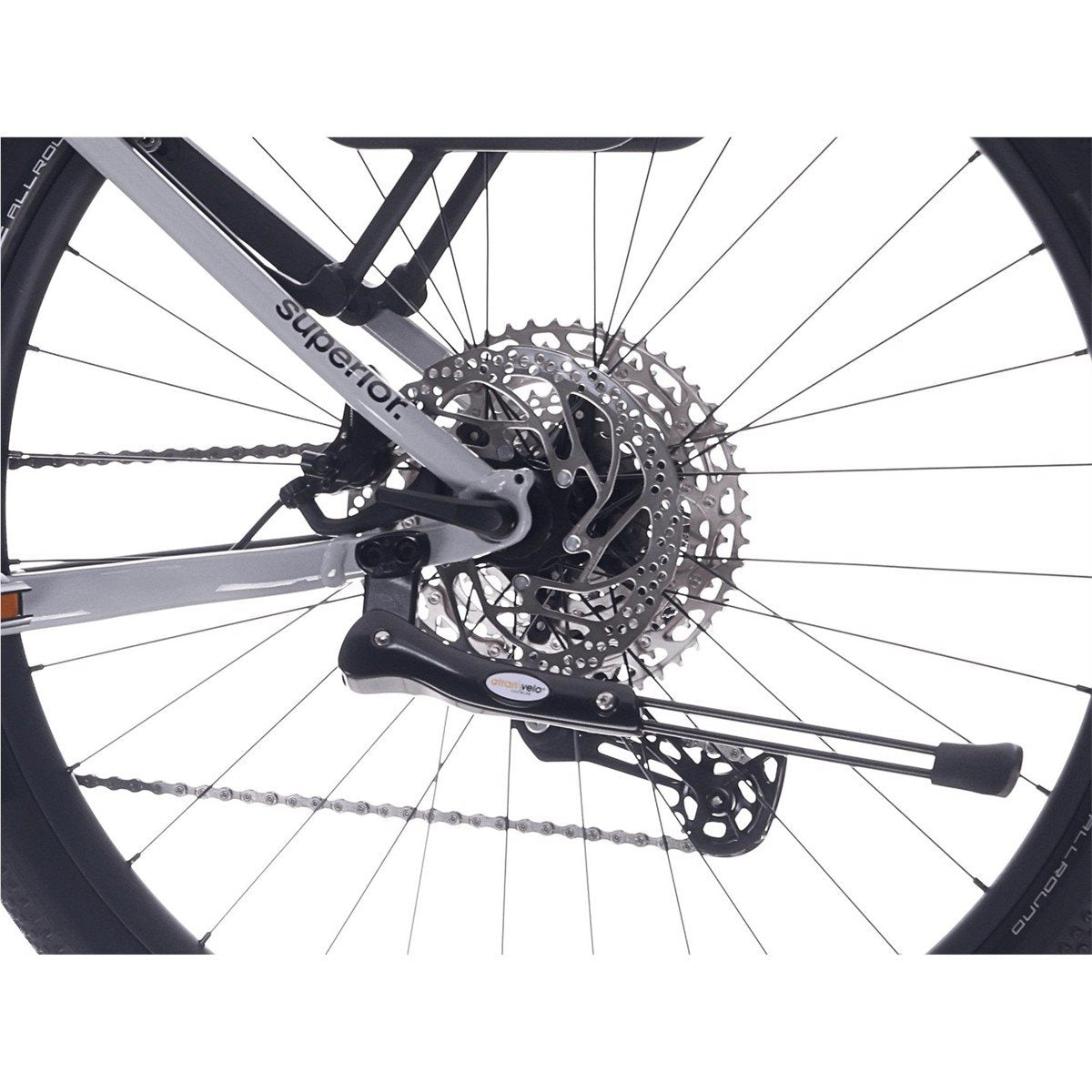 Hybridcykel el Superior iBLOX 6.5 Gloss Grey