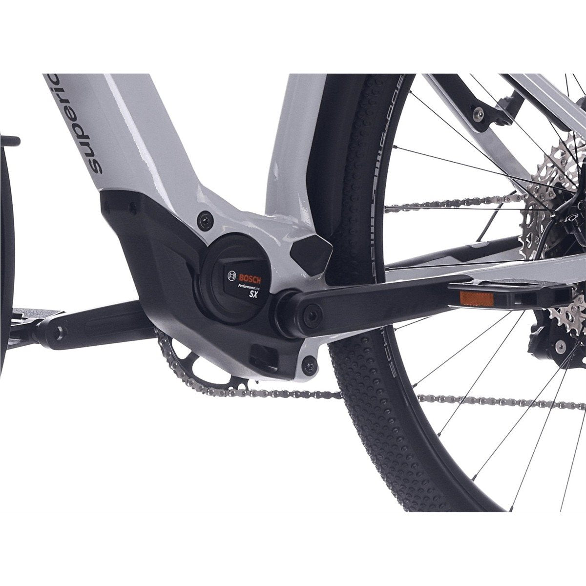 Hybridcykel el Superior iBLOX 6.5 Gloss Grey