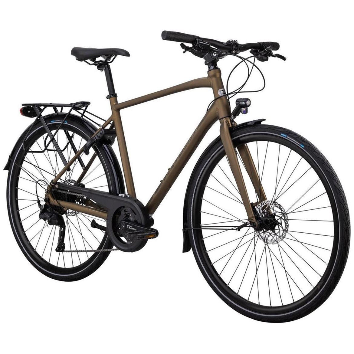 Hybridcykel Herr Crescent Kebne 28 Tum 18-Växlar Brun