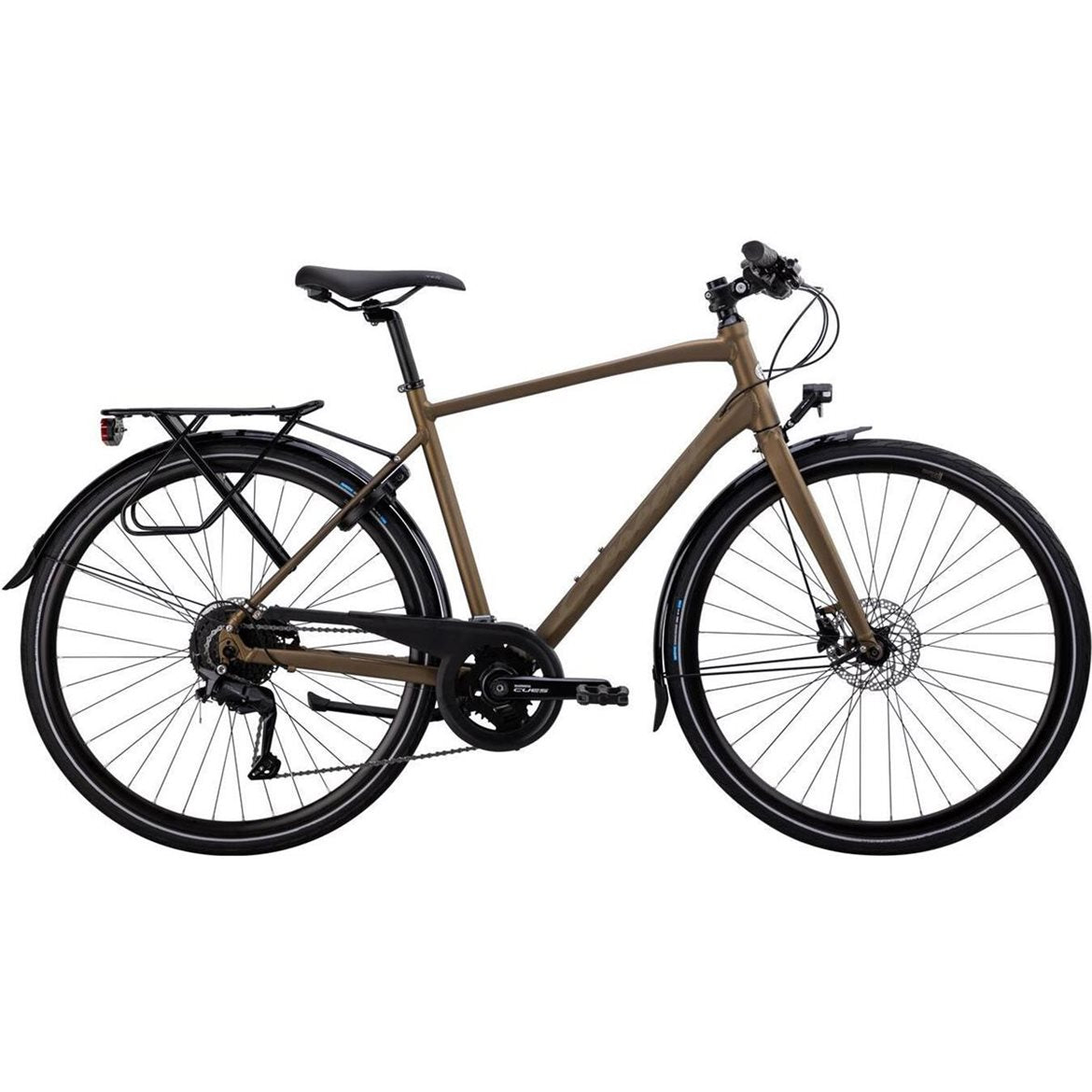 Hybridcykel Herr Crescent Kebne 28 Tum 18-Växlar Brun