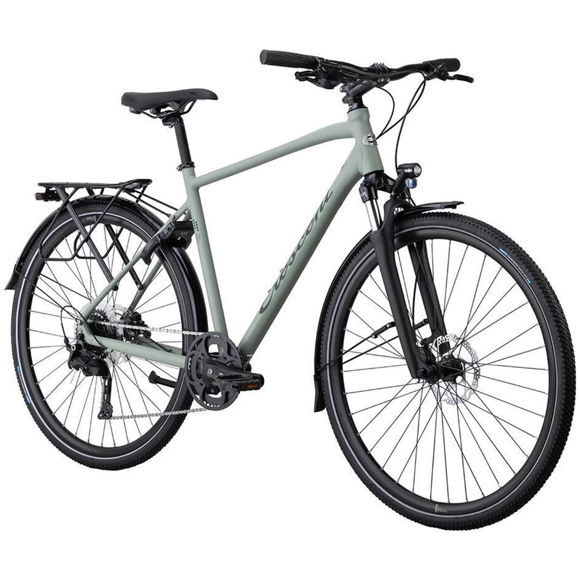 Hybridcykel Herr Crescent Starren 28 Tum 9-Växlar Grön