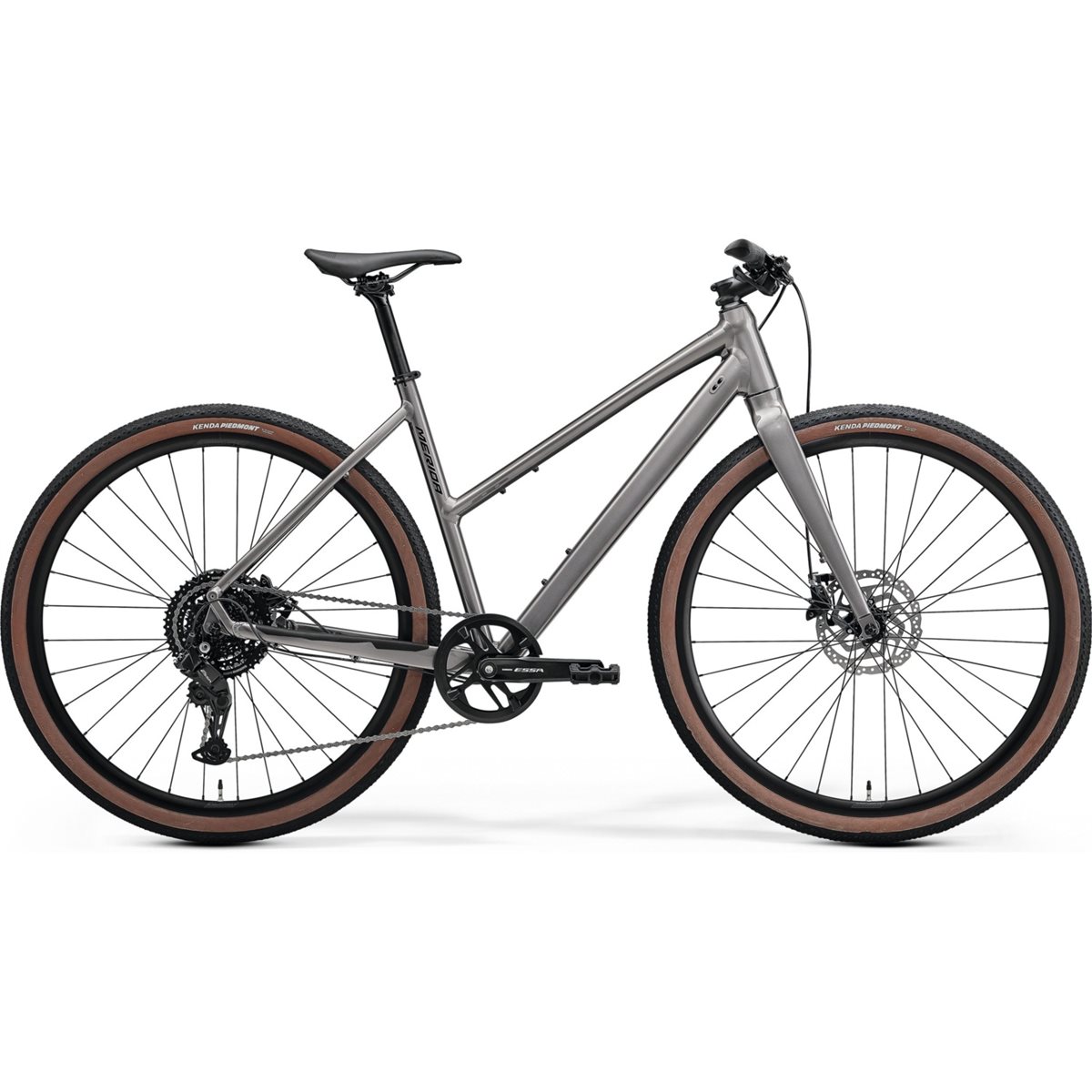 Hybridcykel Merida Speeder L 100 Silk Warm Slate Grey/Black