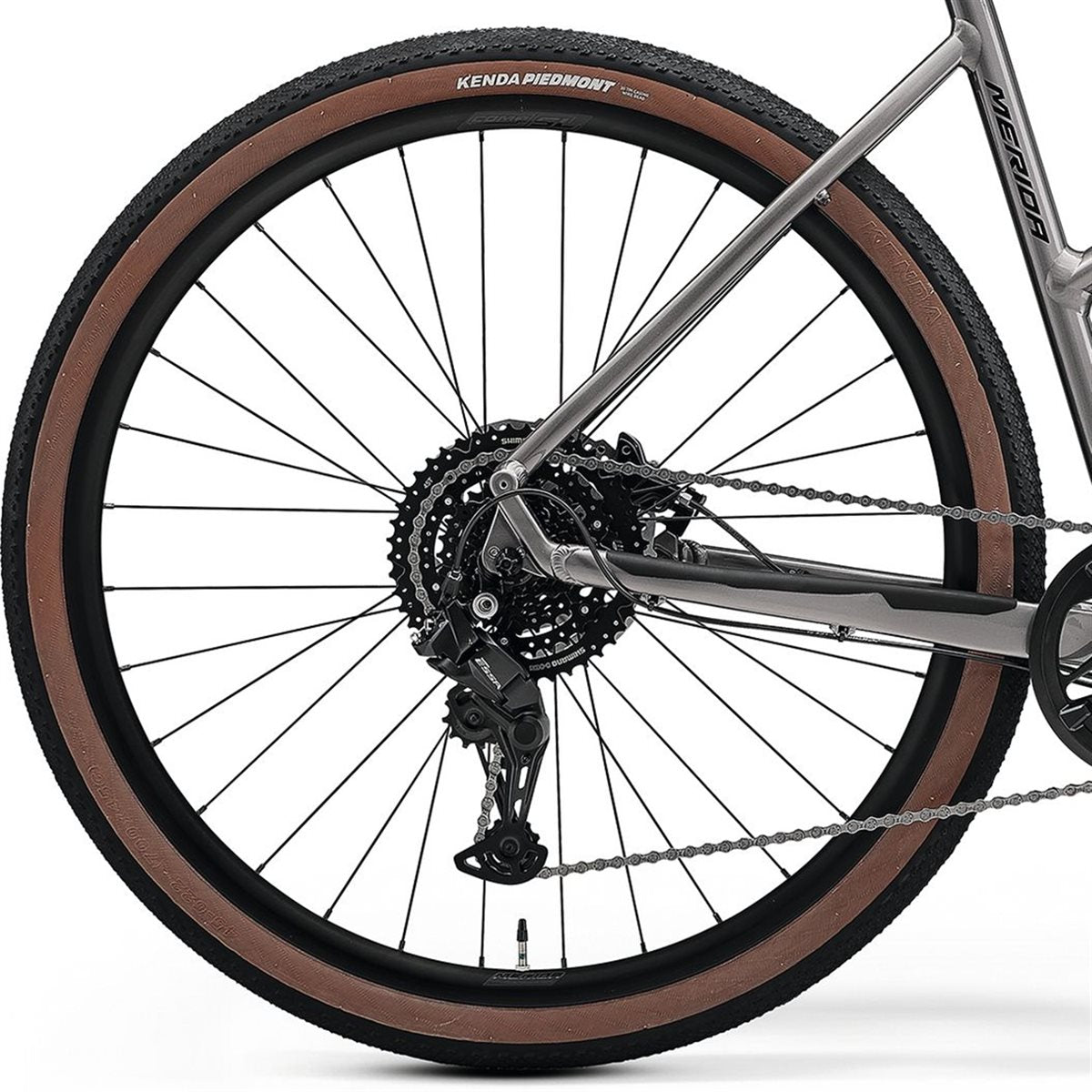 Hybridcykel Merida Speeder L 100 Silk Warm Slate Grey/Black