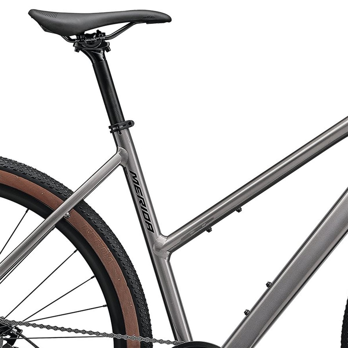 Hybridcykel Merida Speeder L 100 Silk Warm Slate Grey/Black