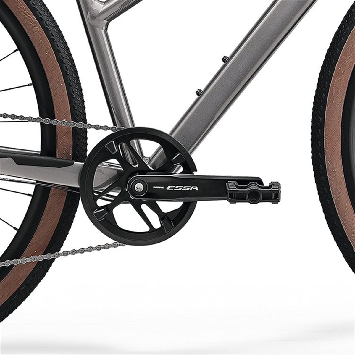 Hybridcykel Merida Speeder L 100 Silk Warm Slate Grey/Black
