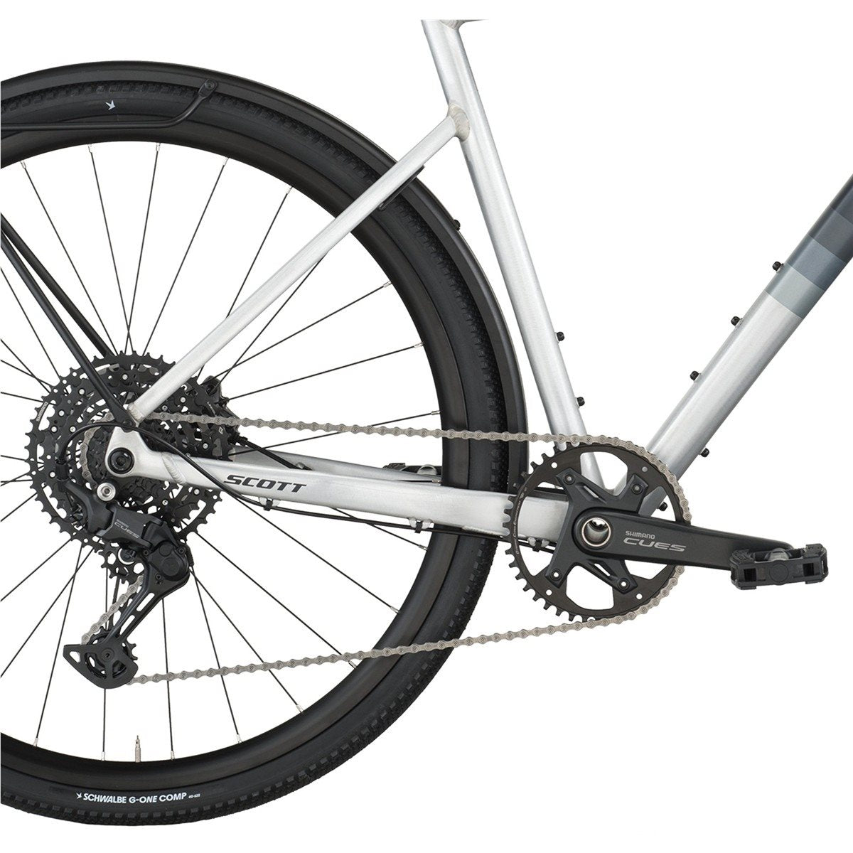 Hybridcykel Scott Metrix 20 EQ Alloy Silver/Black