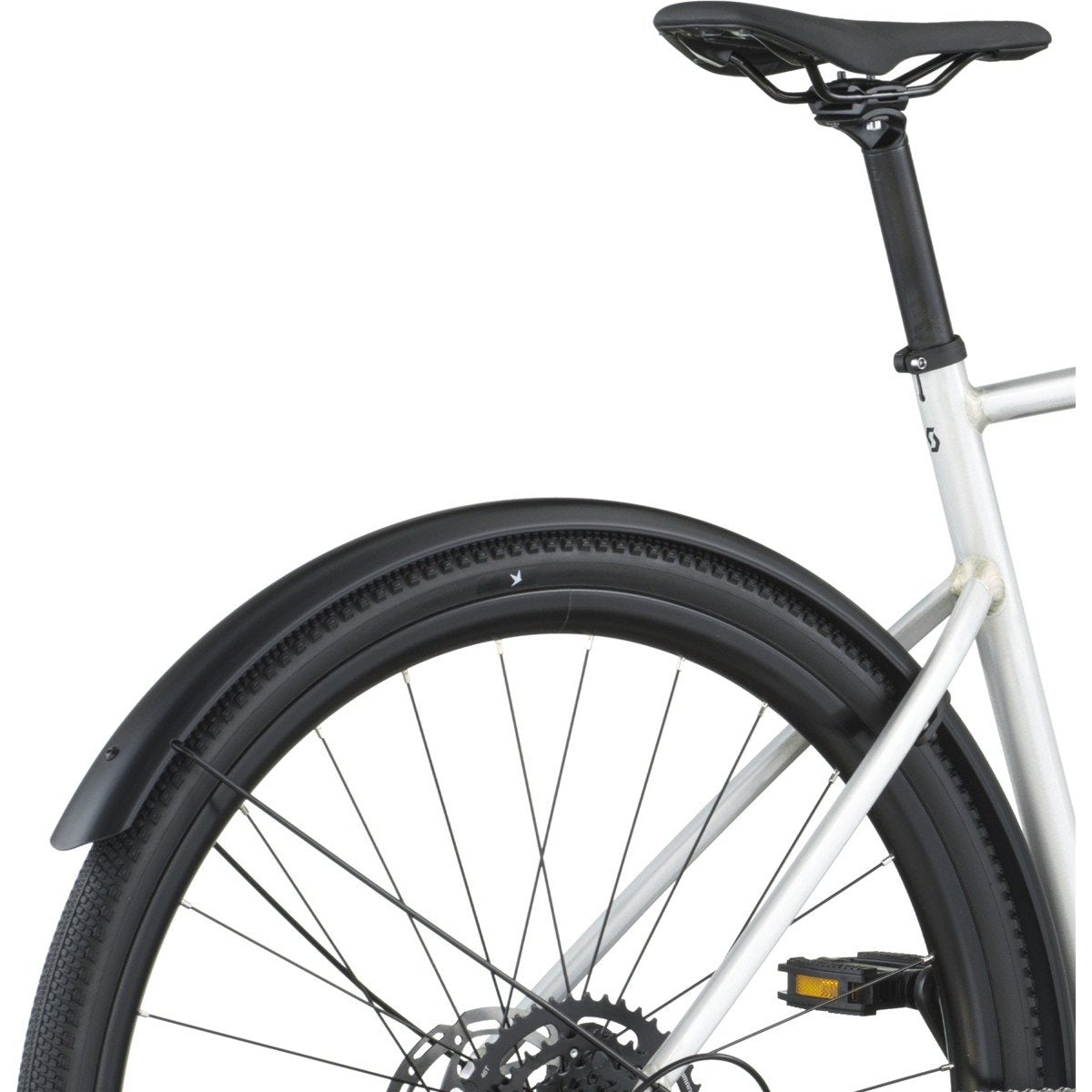 Hybridcykel Scott Metrix 30 EQ Alloy Silver/Wenge Green
