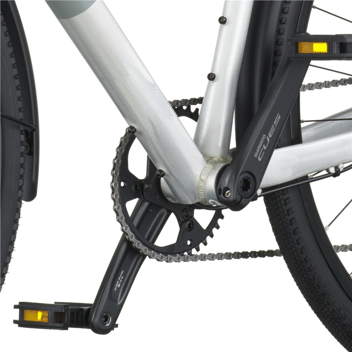 Hybridcykel Scott Metrix 30 EQ Alloy Silver/Wenge Green