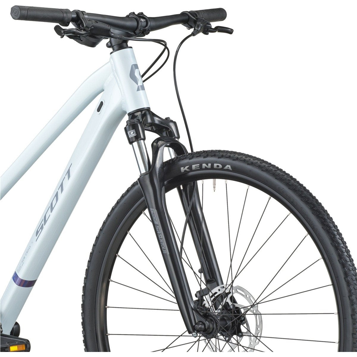 Hybridcykel Scott Sub Cross 20 Slope Cumulus White