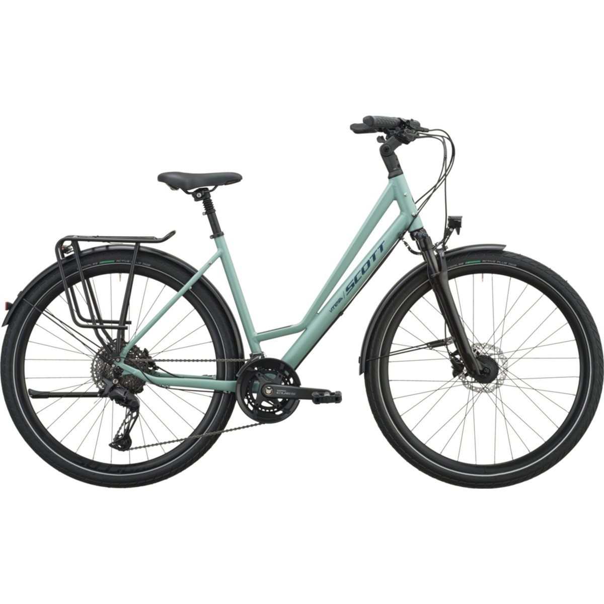 Hybridcykel Scott Vitess 10 Wave Willow Green