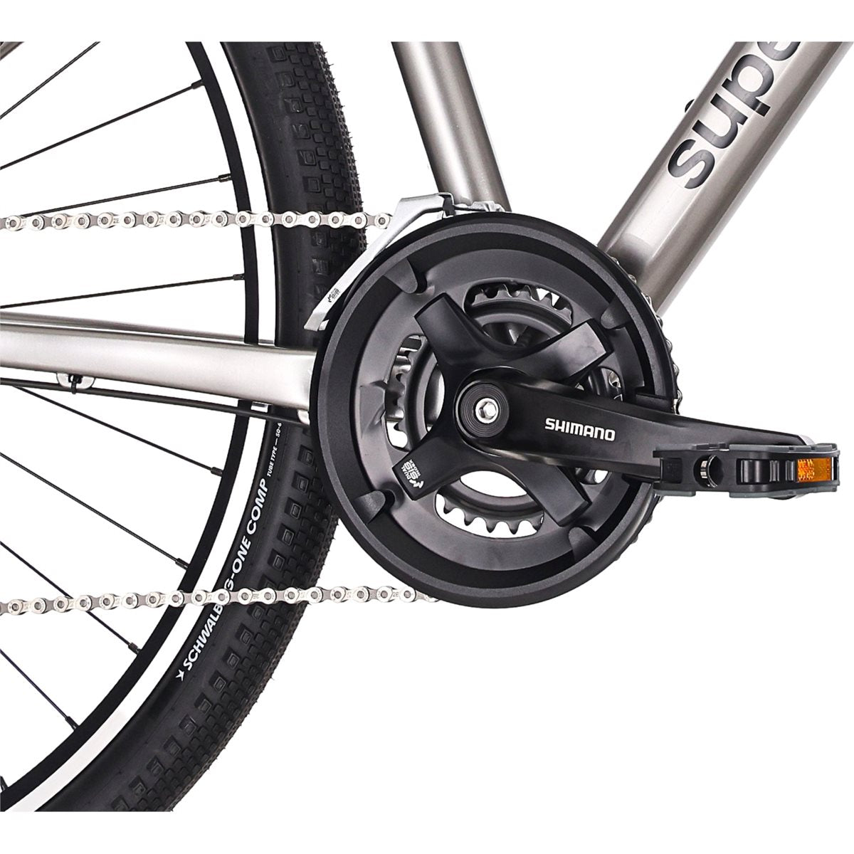 Hybridcykel Superior BLOX 6.0 Gloss Dark Chrome