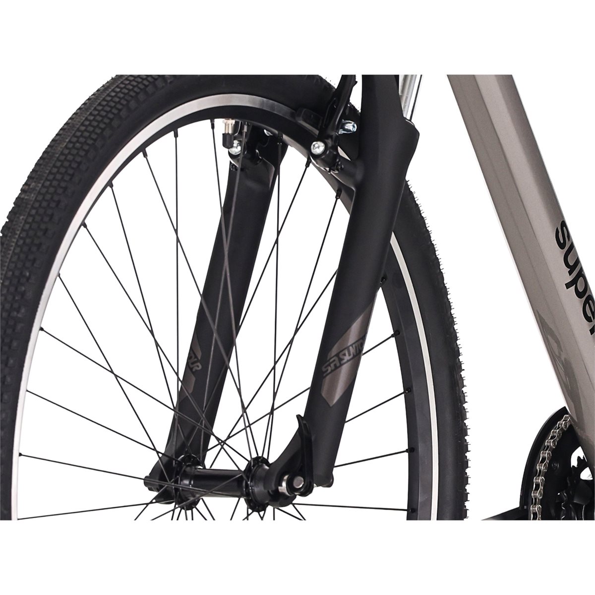 Hybridcykel Superior BLOX 6.0 Gloss Dark Chrome