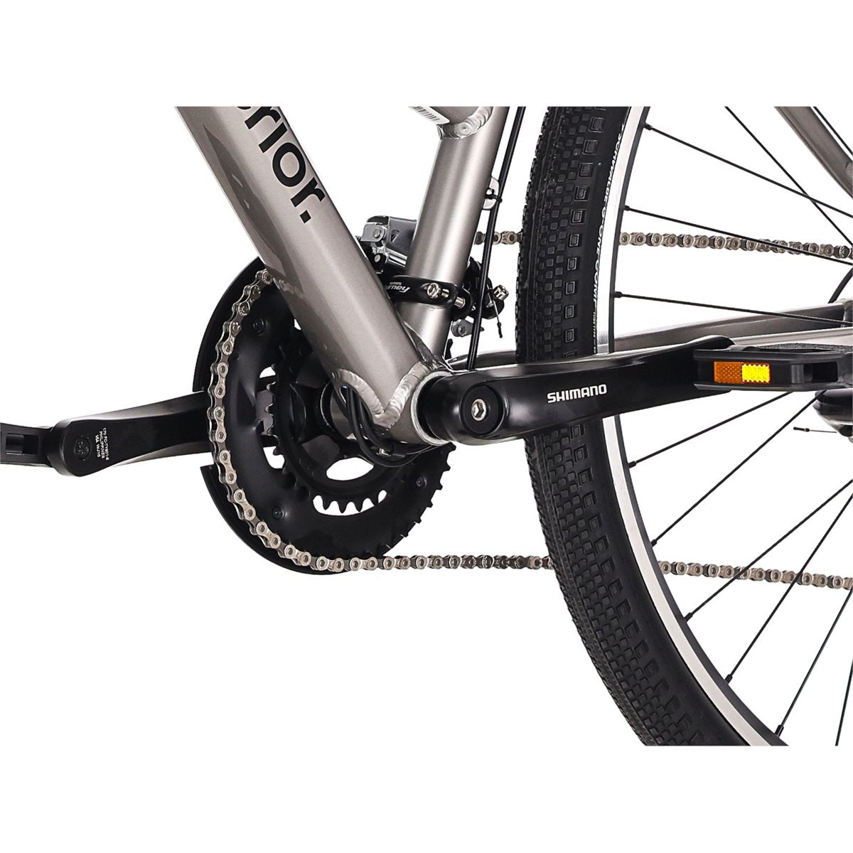 Hybridcykel Superior BLOX 6.0 MS Gloss Dark Chrome