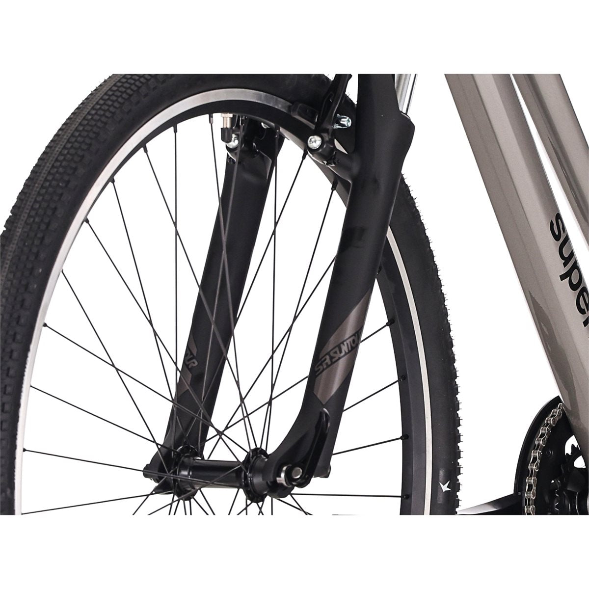 Hybridcykel Superior BLOX 6.0 MS Gloss Dark Chrome