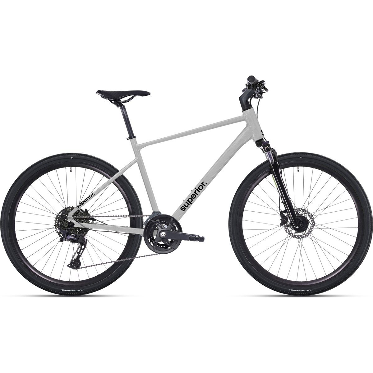 Hybridcykel Superior BLOX 6.2 Gloss Grey