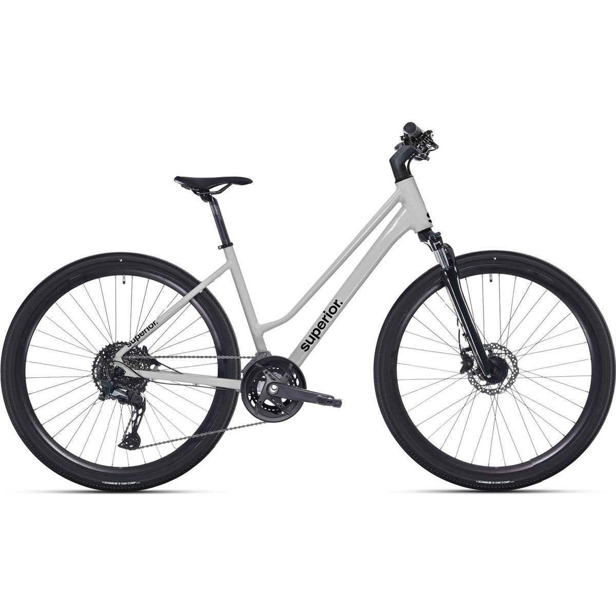 Hybridcykel Superior BLOX 6.2 MS Gloss Grey