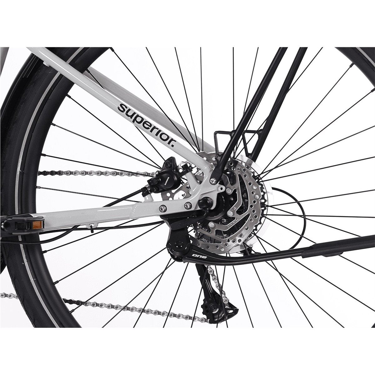 Hybridcykel Superior BLOX 6.2 T Gloss Grey