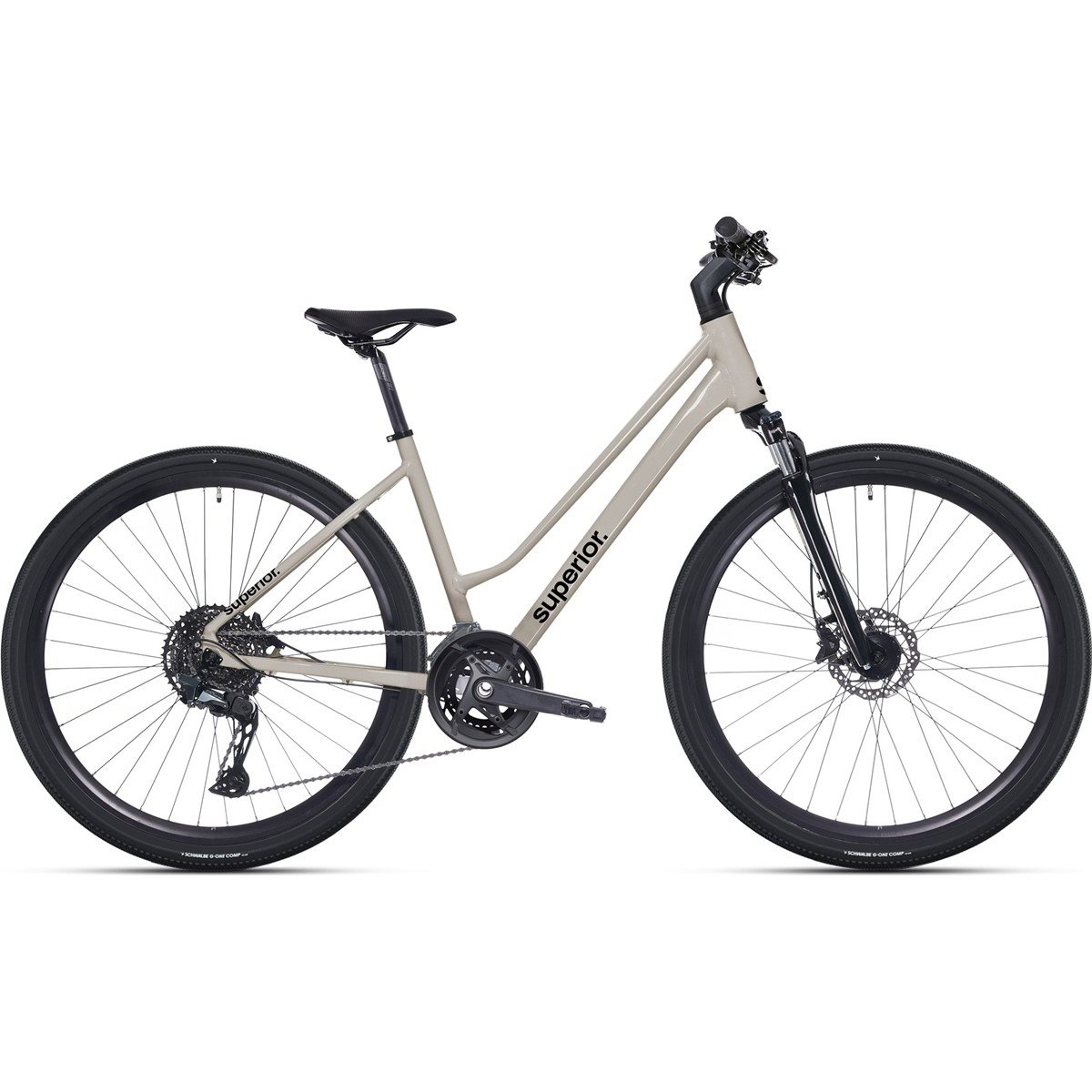 Hybridcykel Superior BLOX 6.5 MS Gloss Dust