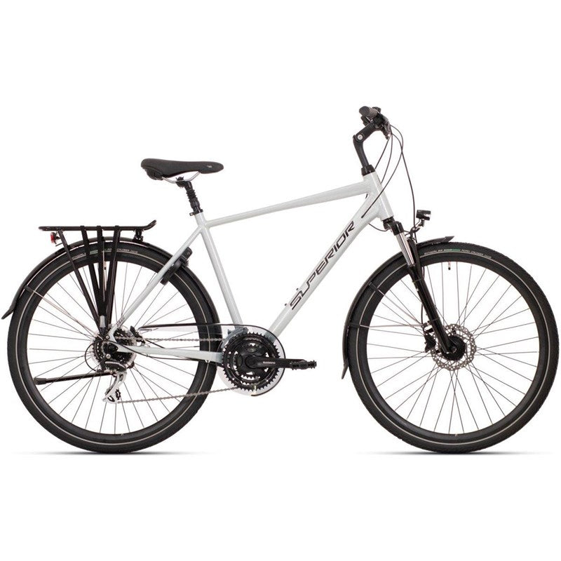 Hybridcykel Superior STK 400 vit/silver