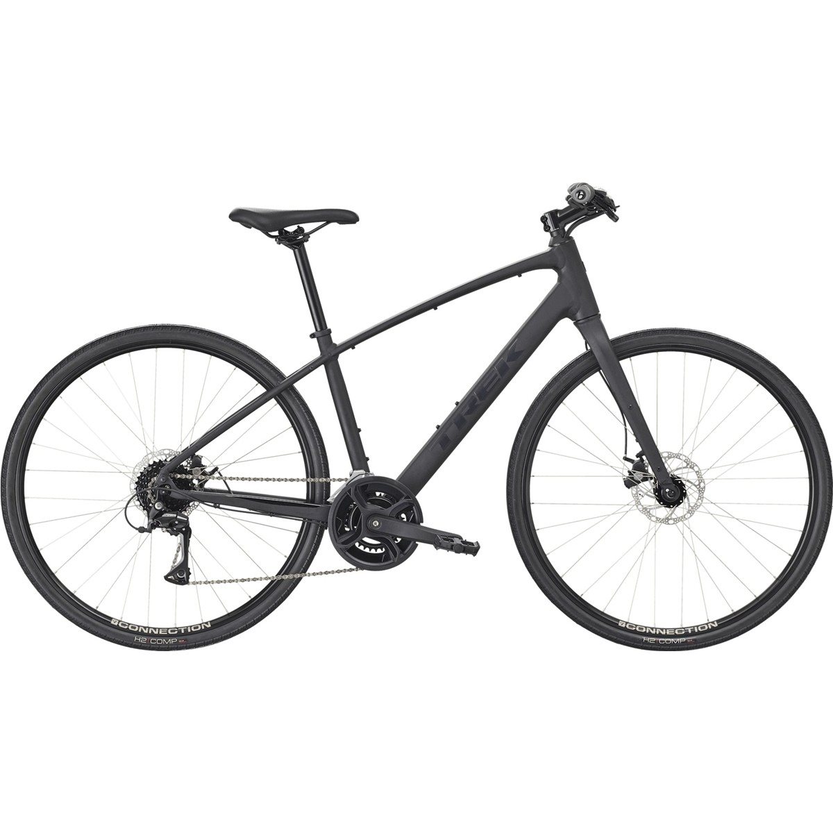Hybridcykel Trek FX 1 Stepover Gen 4 Dark Star