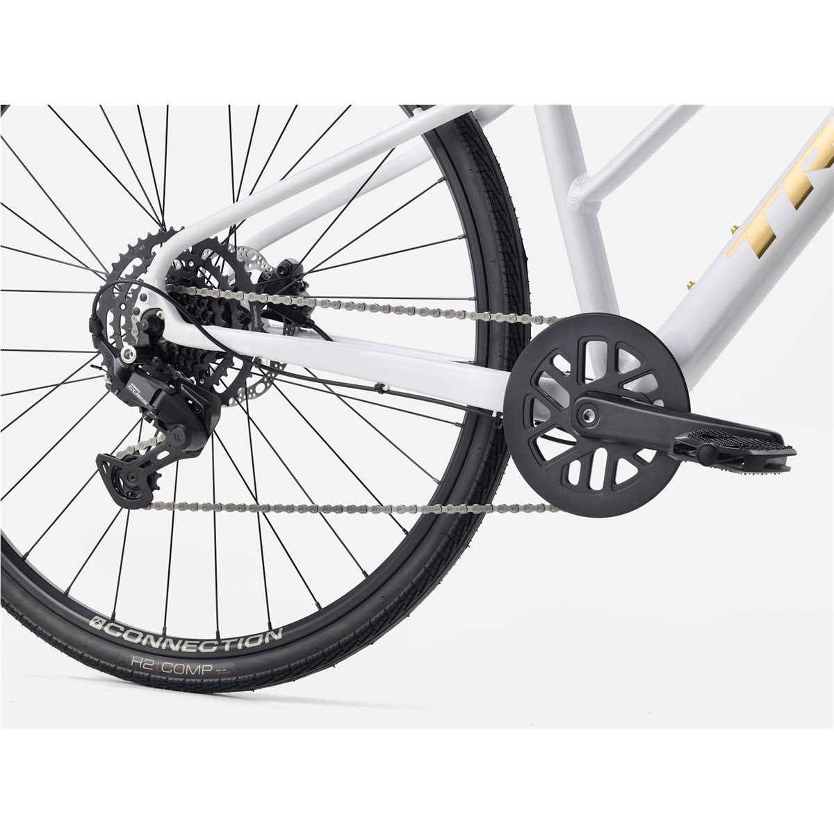 Hybridcykel Trek FX 2 Midstep Gen 4 Crystal White