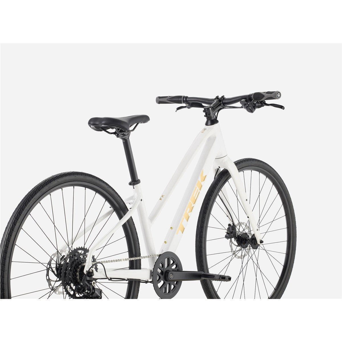 Hybridcykel Trek FX 2 Midstep Gen 4 Crystal White