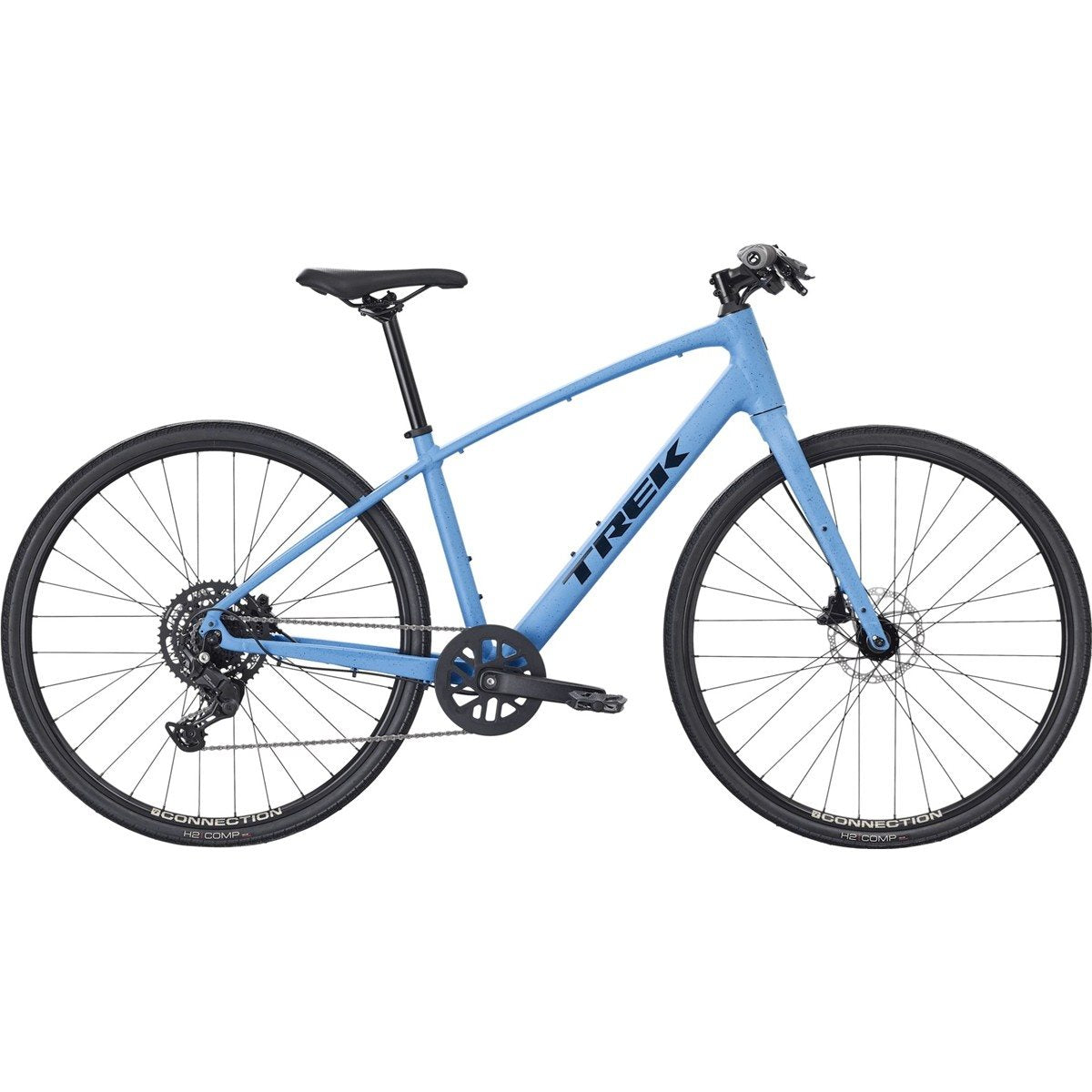 Hybridcykel Trek FX 2 Stepover Gen 4 Fjord Blue