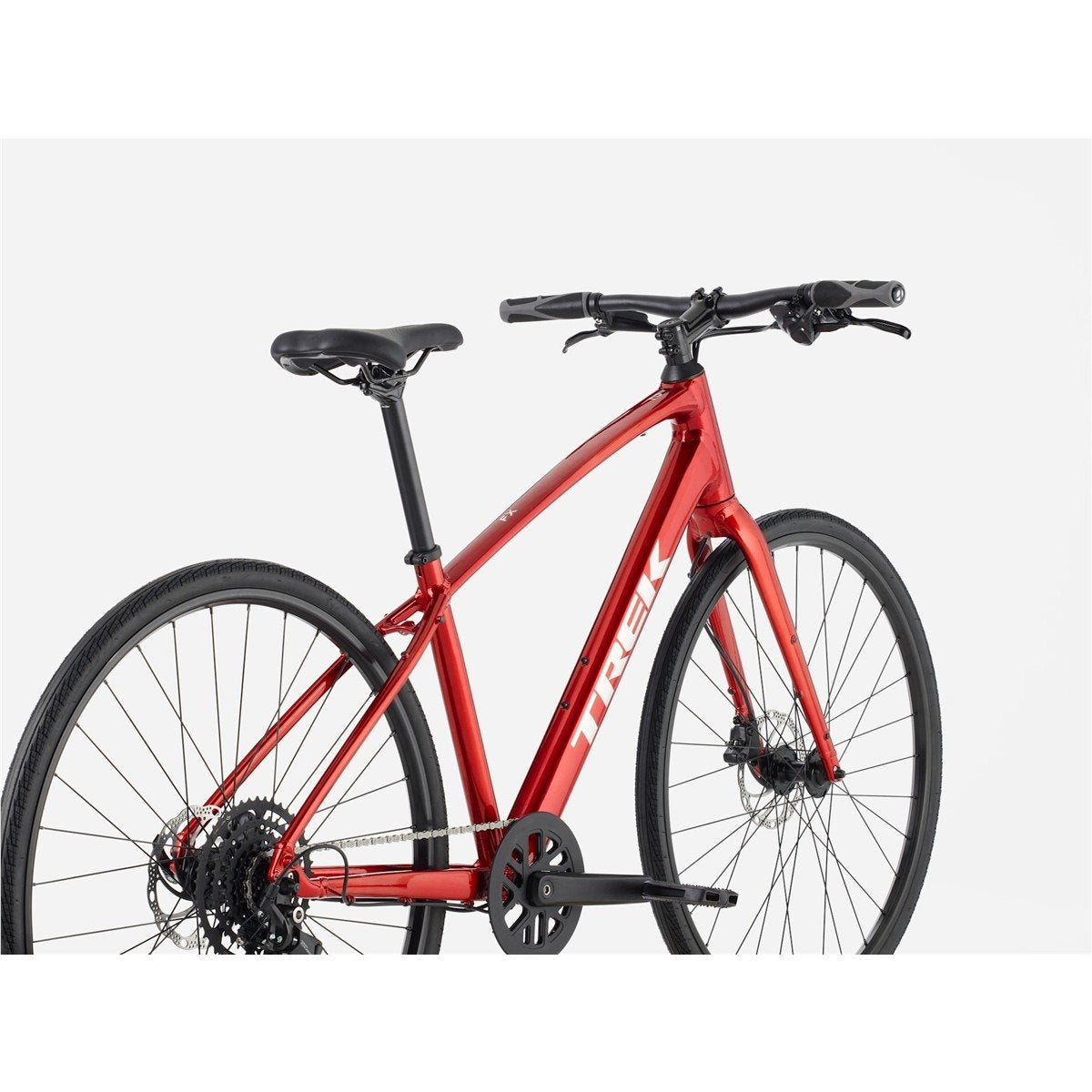Hybridcykel Trek FX 2 Stepover Gen 4 Fury Red