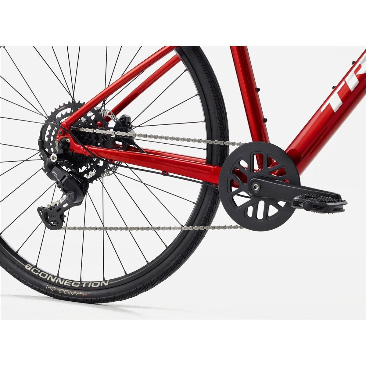Hybridcykel Trek FX 2 Stepover Gen 4 Fury Red