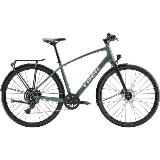 Hybridcykel Trek FX Sport AL Equipped Keswick Green/Lichen Green Splatter