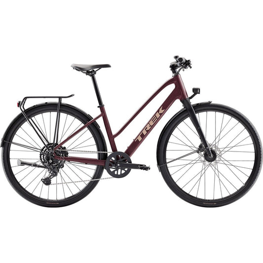 Hybridcykel Trek FX Sport AL Equipped Midstep Cobra Blood/Sedona Red Splatt E R