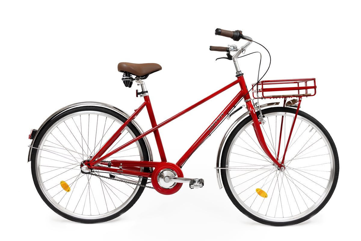 Kronan Damcykel Stilig D3 3-Växlad Red
