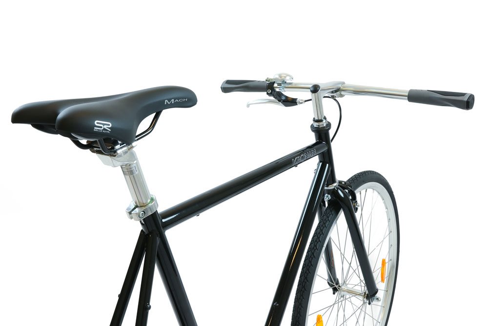 Kronan Herrcykel Rask H1 1-Växlad Svart