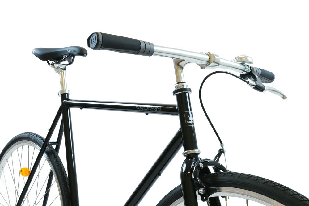 Kronan Herrcykel Rask H1 1-Växlad Svart