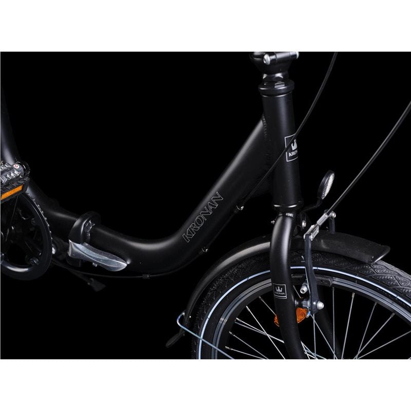 Kronan Hopfällbar Cykel Permis I3 20" 3-växlad Svart