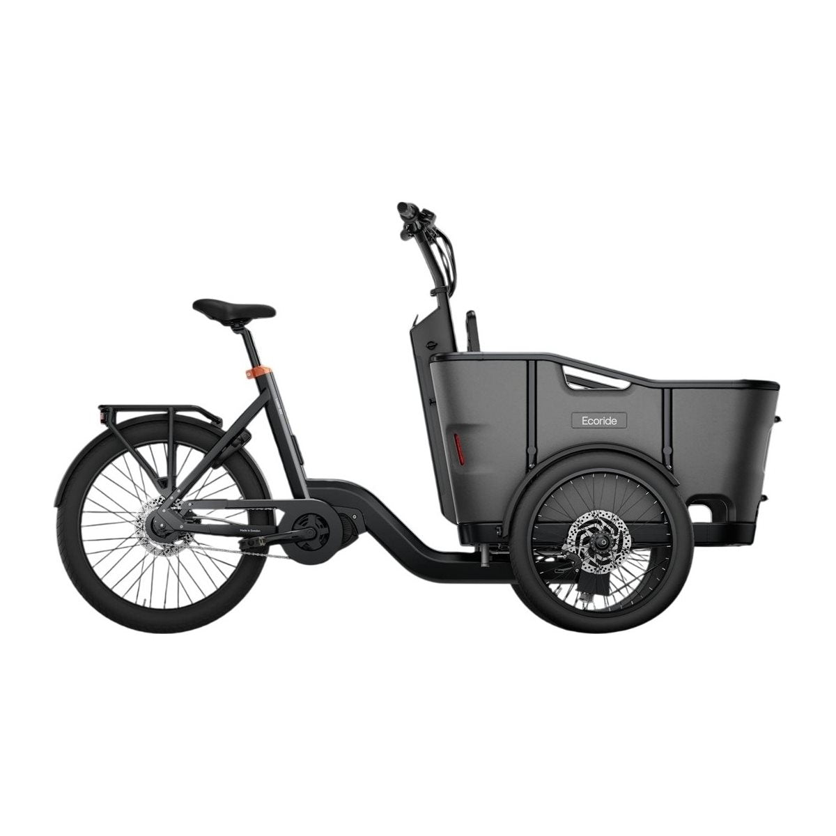 Lådcykel el Ecoride Loader 4 802 Black