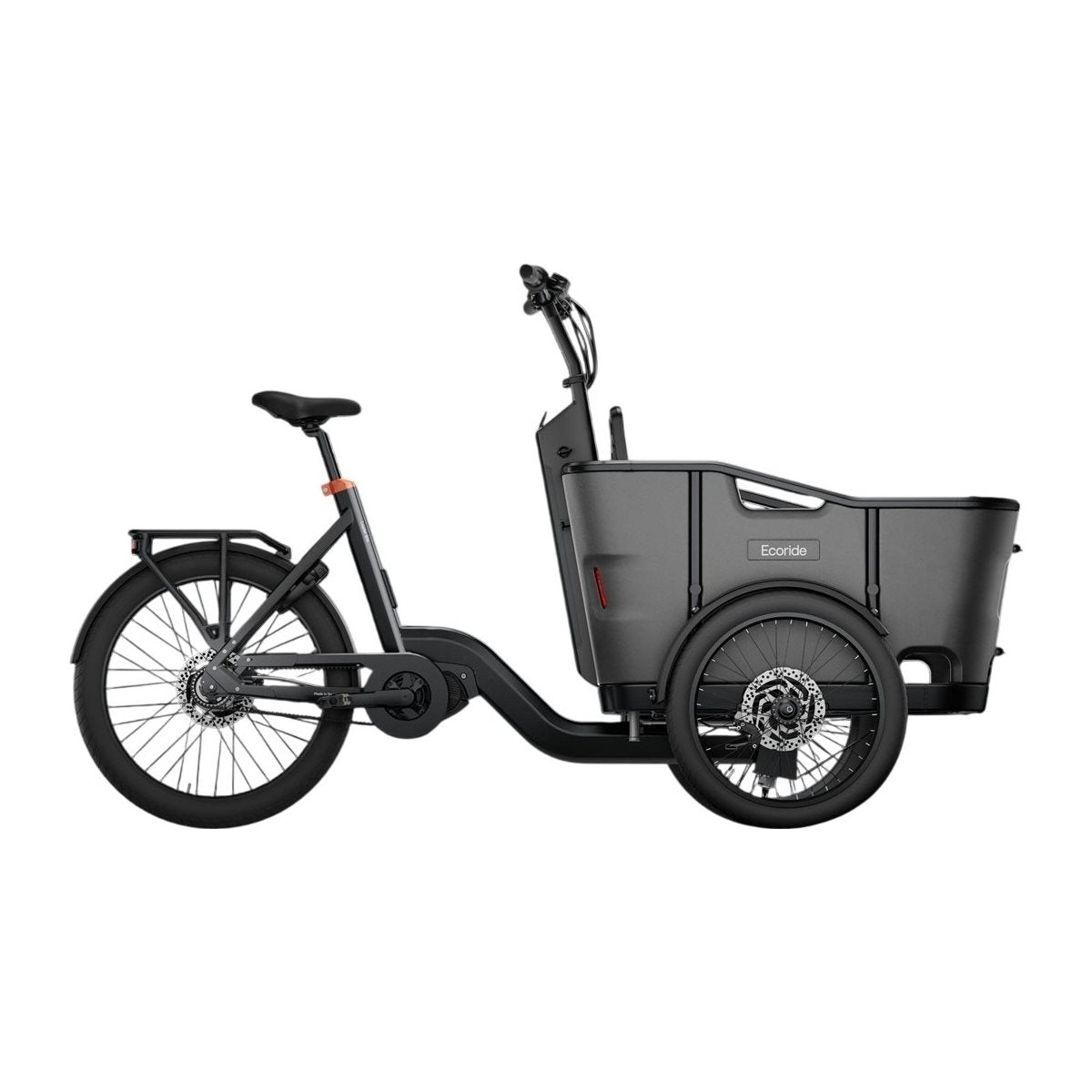 Lådcykel el Ecoride Loader 4 806 Black